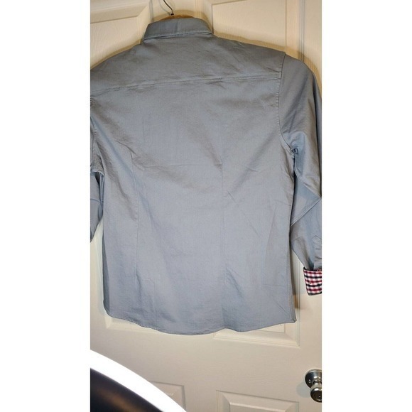 Coofandy‎ Leather Accents Mens Casual Dress Shirt Button down Long Sleeve - Picture 3 of 6